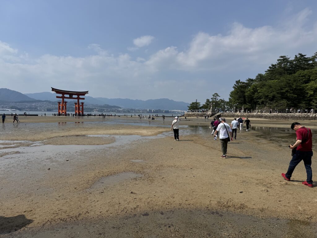 日本三景 宮島にて