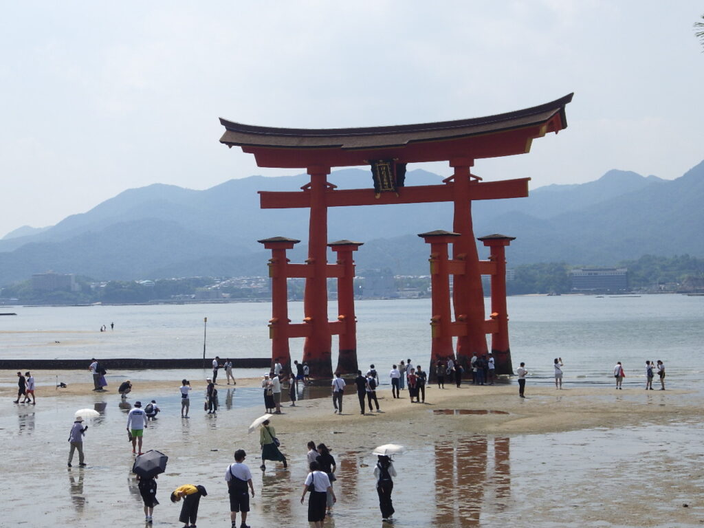 日本三景 宮島にて