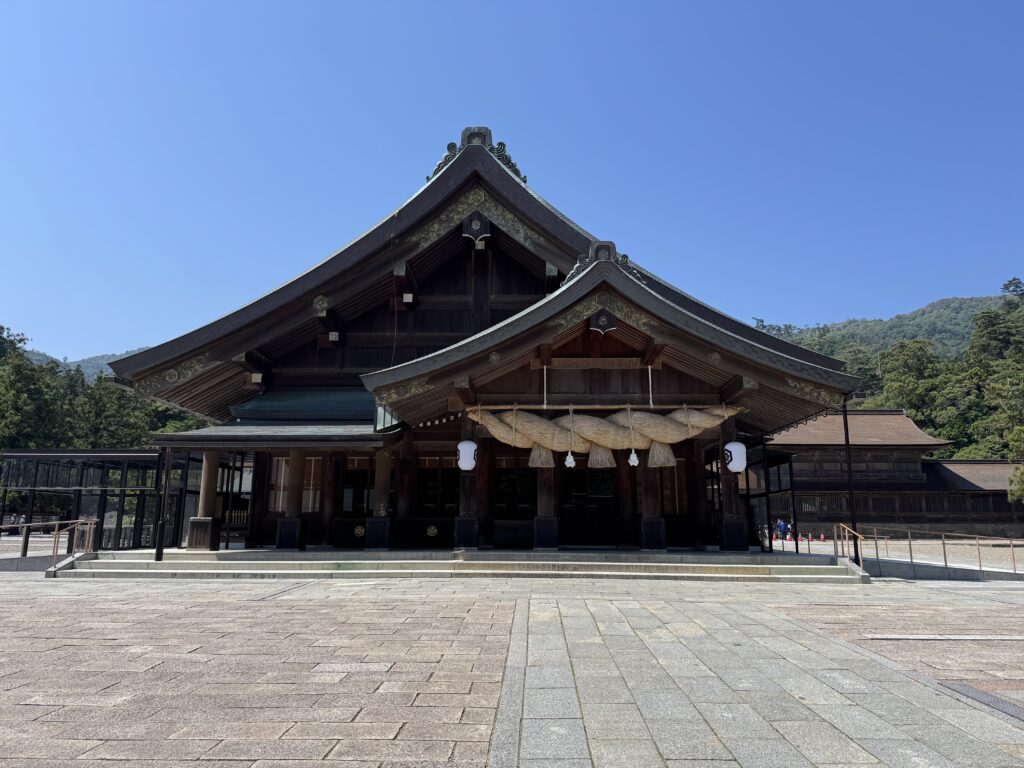 出雲大社にて2