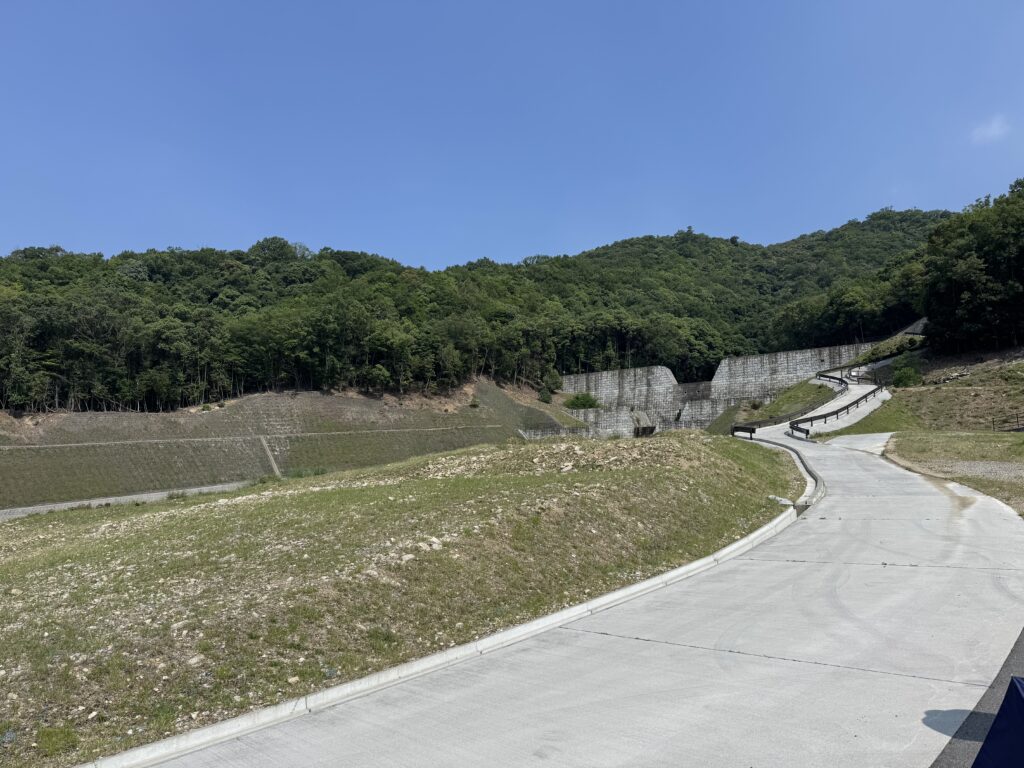 広島土砂災害  砂防堰堤 視察