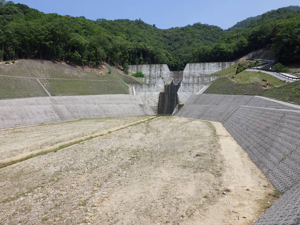 広島土砂災害  砂防堰堤 視察